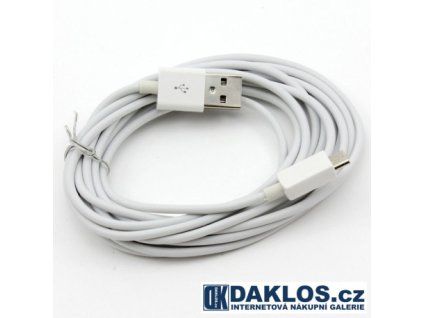 Magnetický nabíjecí kabel z USB do Micro USB pro android (Barva Stříbrná)