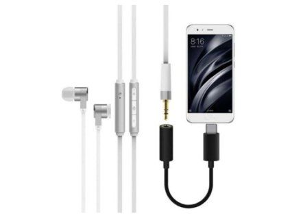 Adaptér pro USB-C a 3,5mm Jack (Barva Bílá)