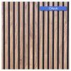 58645 odhlucnovaci akusticky panel prirodni orech 2400 x 600 x 21mm