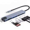 59548 1 rozbocovac a adapter 8 v 1 usb c 2 x usb c hdmi 2 x usb lan micro sd sd