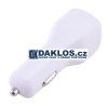 USB nabíječka do auta / 12V - bílá, černá (Barva Černá)