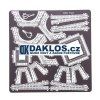 40843 2 3d kovova stavebnice puzzle letadlo