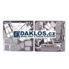 40846 3 3d kovova stavebnice puzzle letadlo