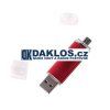 USB / Micro USB Flash disk OTG / Fleška 8 GB pro telefon i počítač (Barva Modrá)