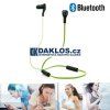 Bluetooth špuntová sluchátka nejen na běhání (Barva Černá)