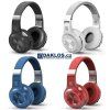 Bluetooth bezdrátová sluchátka Bluedio s ovládáním (Barva Černá)