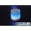 Svíticí Bluetooth reproduktor  3W (Barva Modrá)