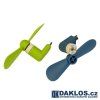 Micro USB větráček / chladič / ventilátor (Barva Černá)