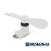 Micro USB větráček / chladič / ventilátor (Barva Černá)