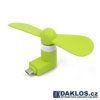 Micro USB větráček / chladič / ventilátor (Barva Černá)