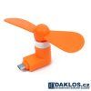 Micro USB větráček / chladič / ventilátor (Barva Černá)