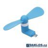 Micro USB větráček / chladič / ventilátor (Barva Černá)