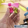 Micro USB větráček / chladič / ventilátor (Barva Černá)