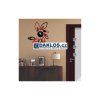 42334 2 nalepovaci 3d nastenne analogove hodiny