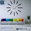 42370 2 nalepovaci 3d nastenne analogove hodiny