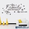 43345 obrazek napis na stenu svet nalepka