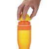 Láhev na vodu a citrusy Loooqs 650 ml (Barva Modrá)