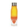 Láhev na vodu a citrusy Loooqs 650 ml (Barva Modrá)