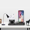 47029 2 3 v 1 stojanek daite pro apple iphone watch airpods cerny