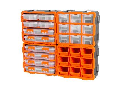 60961 sada plastovych organizeru tactix 4 ks tc32067bal