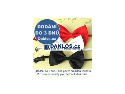 Motýlek pro mazlíčky (psy, kočky,...) (Barva Černá)