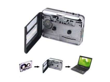 usb walkman kazetovy enkoder digitalizace hudby magnetofonove kazety