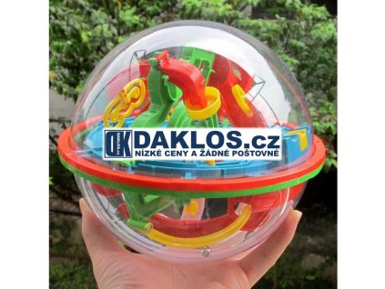 3d koule bludiste se 100 prekazkami