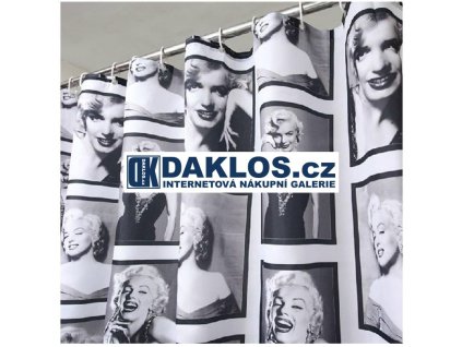 sprchovy zaves marilyn monroe do koupelny