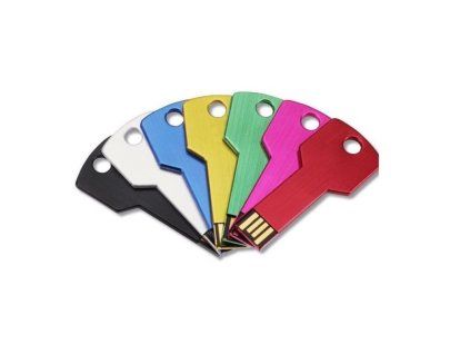 USB Flash disk / Fleška 8 GB ve tvaru klíče / Klíč (Barva Černá)