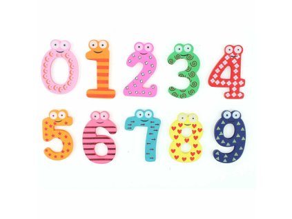 magnety na lednicku cisla 10 kusu