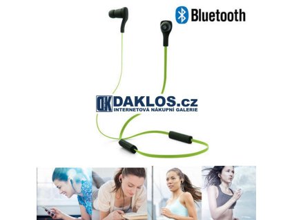 Bluetooth špuntová sluchátka nejen na běhání (Barva Černá)