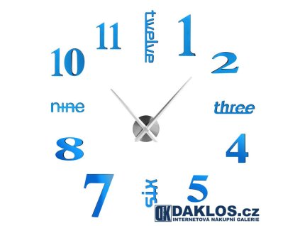 nalepovaci 3d nastenne analogove hodiny