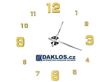 nalepovaci 3d nastenne analogove hodiny