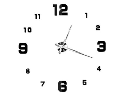 nalepovaci 3d nastenne analogove hodiny