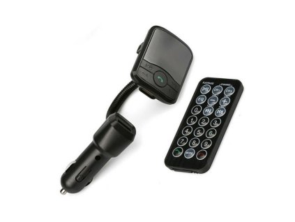 bluetooth mp3 fm transmitter do auta 12 v s dalkovym ovladacem
