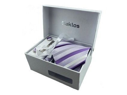 luxusni set sedo bily kravata kapesnicek do saka manzetove knoflicky kravatova spona