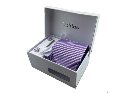 luxusni set sedo bily kravata kapesnicek do saka manzetove knoflicky kravatova spona