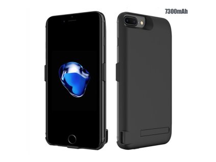 Pouzdro s baterií pro iPhone 6 Plus / 6S / 7 Plus + 7300 mAh (Barva Černá)