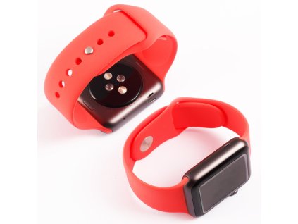 Samurrai silikonový řemínek na Apple Watch - červený (Velikost 38 / 40 mm)