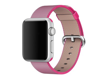 Samurrai nylonový řemínek pro Apple Watch - růžový (Velikost 38 / 40 mm)