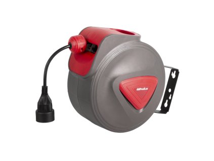 samonavijeci buben s elektrickym kabelem a zasuvkou 12m xbeb01 12