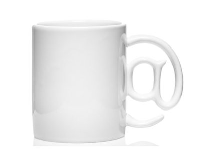 hrnek se zavinacem e mail bily