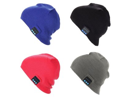 Samurrai Zimní čepice s BLUETOOTH sluchátky / repráčky (Barva Černá)