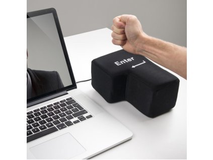 velka usb klavesa enter proti stresu