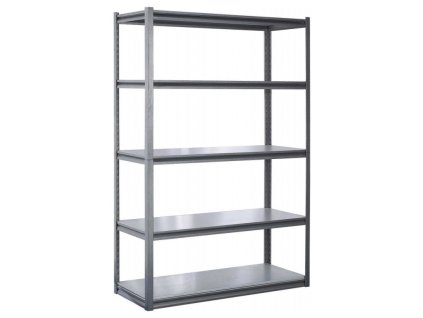 robustni policovy regal s 5 policemi rozmer 1238 x 476 x 1830 mm pr5002