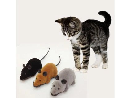 Myš na RC dálkové ovládání (Barva Černá)