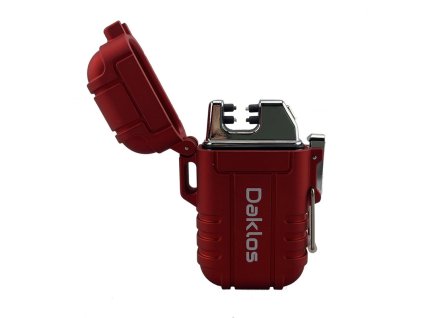 plazmovy nabijeci vodeodolny zapalovac cerveny zachranarsky