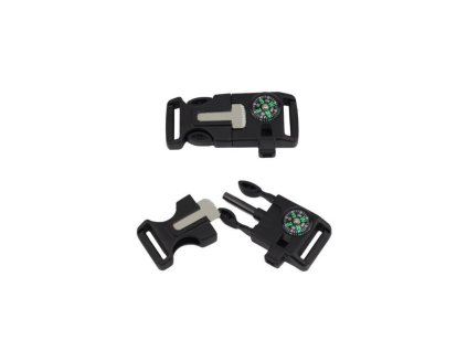 prezka na botoh a popruh s kresadlem kompasem a pistalkou