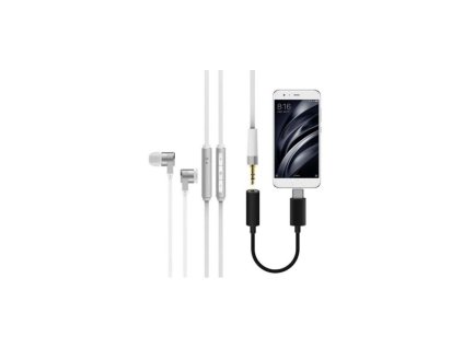 Adaptér pro USB-C a 3,5mm Jack (Barva Bílá)