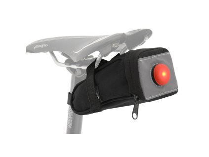 cyklotaska pod sedlo se zadnim led svetlem